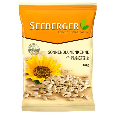 Seeberger, Насіння соняшника очищене, 200 г