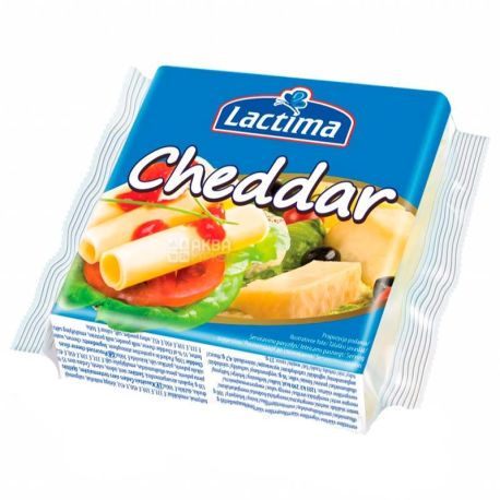 Lactima Cheddar, Сир тостовий, 130 г