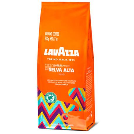 Lavazza Selva Alta Peru, Кофе молотый, 200 г