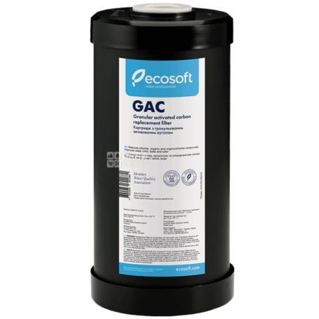 Ecosoft, Granular Activated Carbon Cartridge, 4.5 * 10