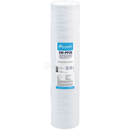 Ecosoft, A cartridge from a polypropylene thread of 20 microns, 2,5 * 10