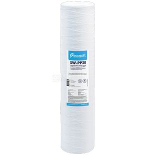 Ecosoft SW-PP20, Екософт, Картридж із поліпропіленової нитки для механічного очищення, 20 мкм