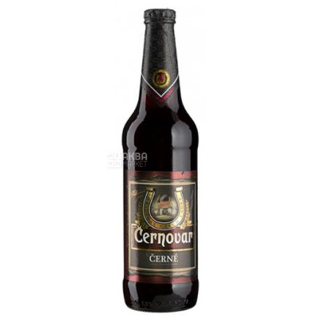 Cernovar cerne, 0.5 л, Черновар, Пиво темне, скло