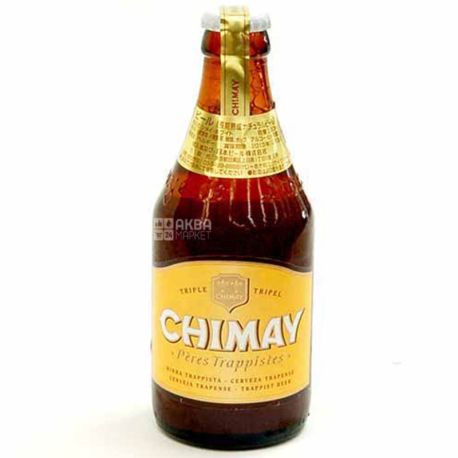 Chimay Triple, Пиво светлое нефильтрованное, 330 мл 