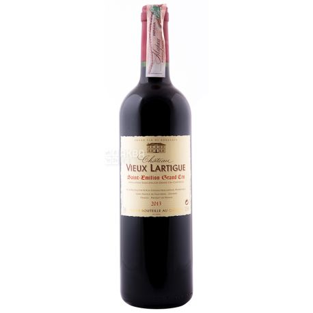 Червоне сухе вино, Saint-Emilion Grand Cru AOC, 2013, 750 мл, TM Chateau Vieux Lartigue