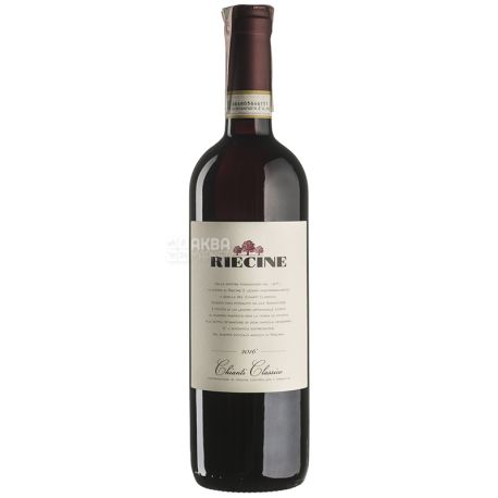 Riecine, Chianti Classico, Красное сухое вино, 0,75 л