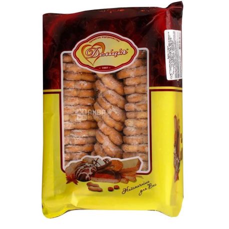 Печенье сдобное Домашнее в сахарной пудре, 500 г, ТМ Delicia