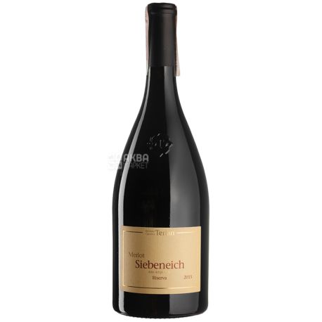 Red Dry Wine, Merlot Riserva Siebeneich, 2015, 750 ml, TM Cantina Terlano