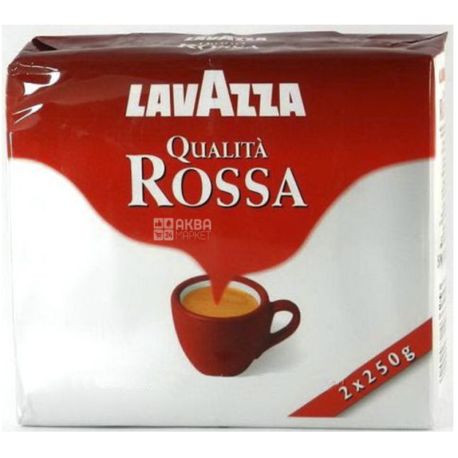 Lavazza Qualita Rossa, Кофе молотый, 2х250 г