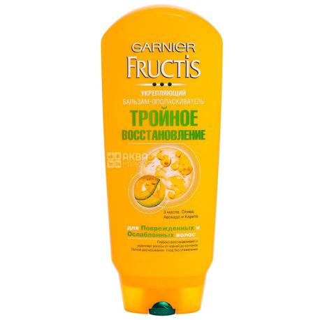 Garnier Fructis, Balm for damaged hair, Restoration and shine, 200 ml