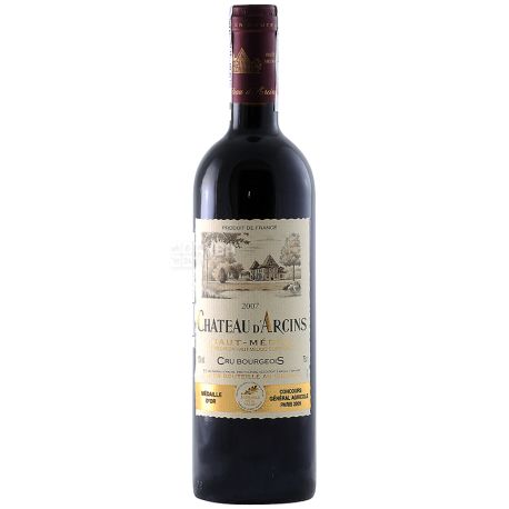 Chateau d'Arcins, Вино червоне сухе, 0,75 л