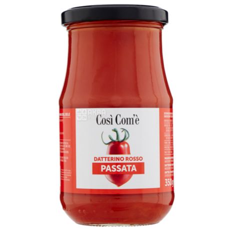 Cosi Com'e, Пасату (томатне пюре) з томатів Черрі Даттеріно, 350 г