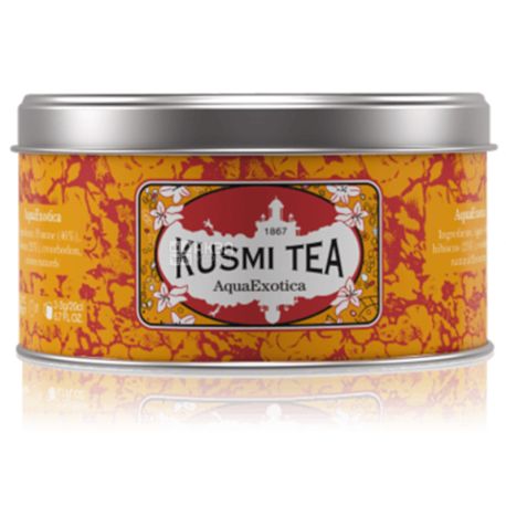 Kusmi Tea, AquaExotica, 125 г, Чай фруктово-квітковий Кусмі Ті, Аква Екзотика