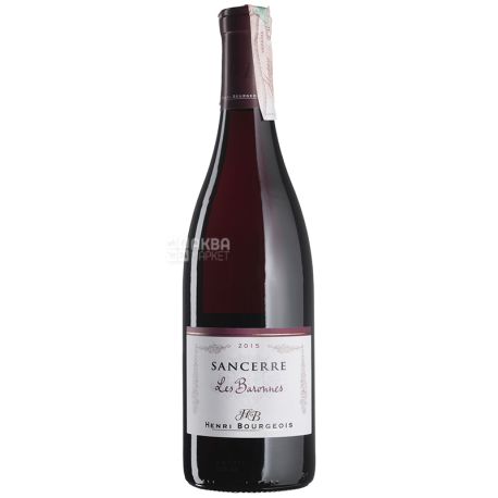 Henri Bourgeois, Sancerre rouge Les Baronnes 2015, Вино красное сухое, 0,75 л