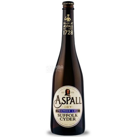 Aspall Dry Premier Cru, Apple Cider, 0.5 L