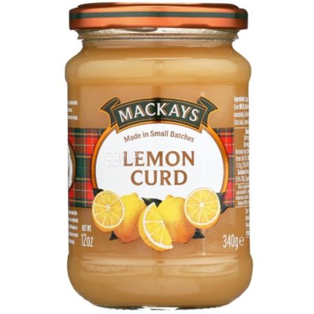 Mackays, Lemon Kurd, 340 g