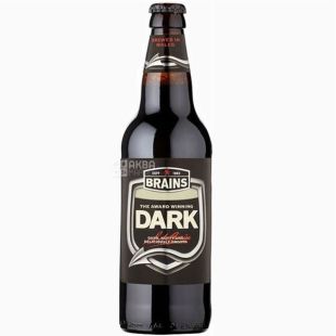 Brains Dark, 0,5 л, Брейнс, Пиво темное, стекло