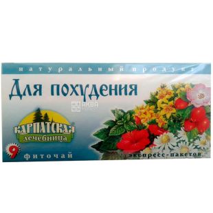 Карпатская лечебница, Для похудения, 25 пак., Фиточай
