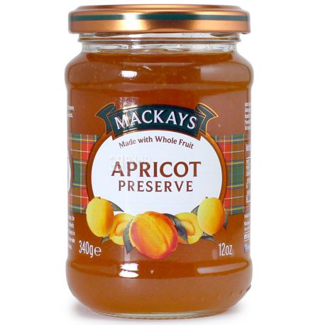 Mackays, Apricot Jam, 340 g
