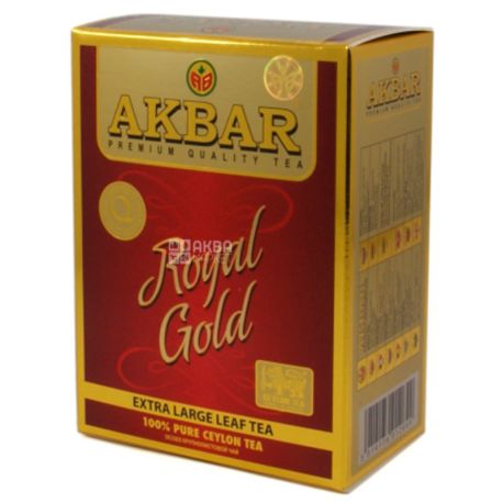 Akbar Royal Gold, 80 g, Tea black Akbar Royal Gold