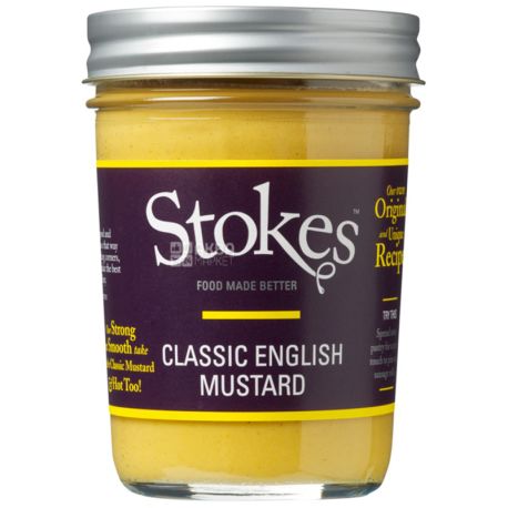 Stokes English mustard, 210 g