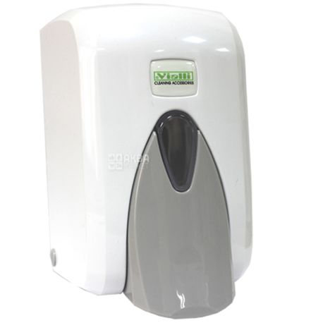 Vialli, Dispenser for soap and shampoo, 105 * 129 * 170 mm, 500 ml