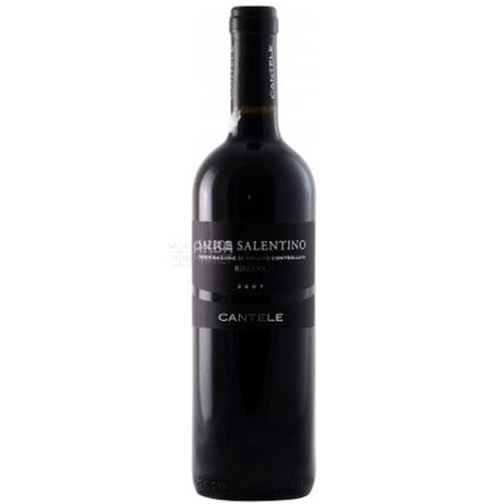 Сantele, Salice Salentino Riserva, Вино червоне сухе, 0,75 л