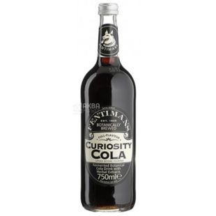 Fentimans Curiosity Cola, 0,75 л, Напій газований Кола с екстрактом трав Фентіманс, скло