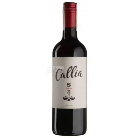 Callia Shiraz Alta Salentein, Вино красное сухое, 750 мл