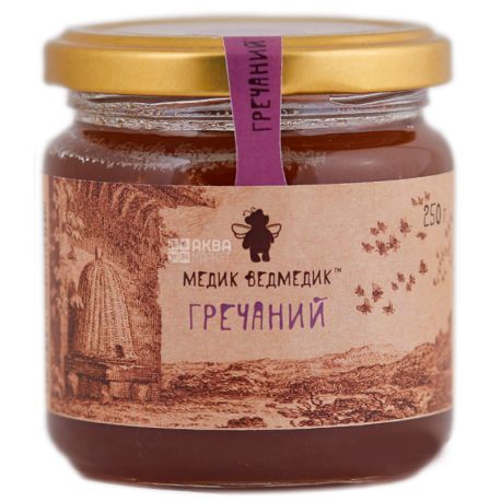 Медик-ведмедик, Мед гречишный, 250 г