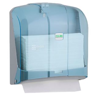 Vialli, Тримач паперових рушників V-складання, блакаитний, 270 х 130 х 270 мм 