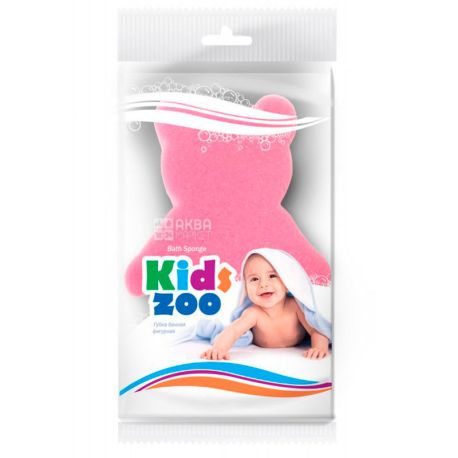 Мелочи Жизни, 1 шт., Губка банна, фігурна Kidszoo, асорті
