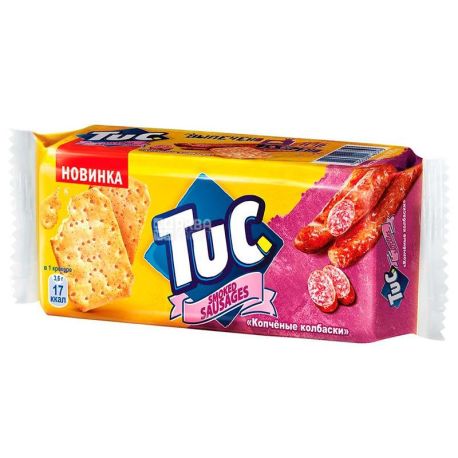 Tuc печиво із смаком копчених ковбасок, 100 г