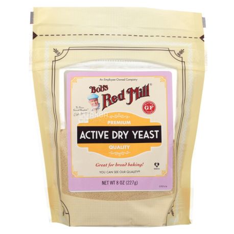 Bob's Red Mill, Дріжджі активні сухі, без глютену, 227 г