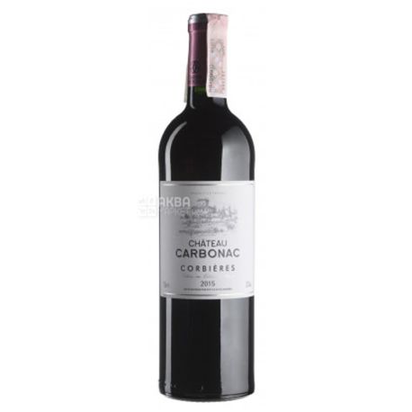 Chateau Carbonac, Dry red wine, 13%, 750 ml