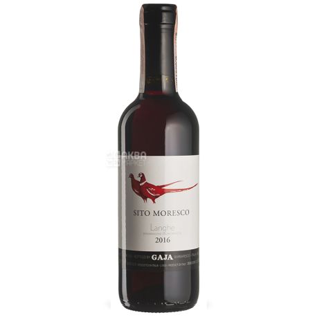 Gaja Sito Moresco 2016, Червоне сухе вино, 0,375 л