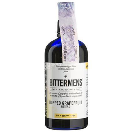 Bittermens, Hopped Grapefruit, Биттер, 146 мл
