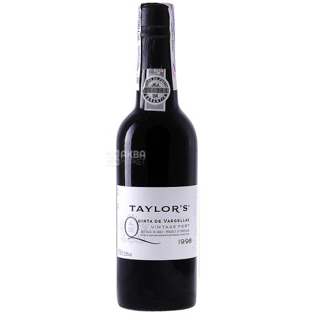 Taylor's Quinta de Vargellas 1998, Вино червоне кріплене, 0,375 л