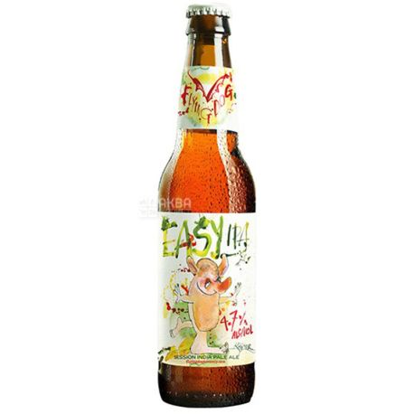 Easy IPA, 0,355 л, Изи Ипа, Пиво светлое, стекло