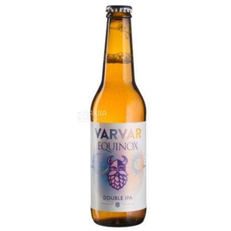 Varvar Equinox Dipa, пиво світле нефільтроване, 0,33 л
