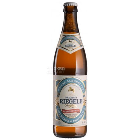 Riegele Weisse Alkoholfrei, пиво безалкогольное, 0,5 л