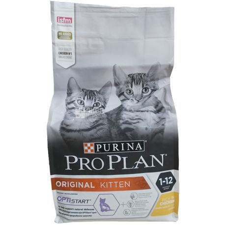 Pro Plan, 1.5 kg, kitten food, Junior, Chicken