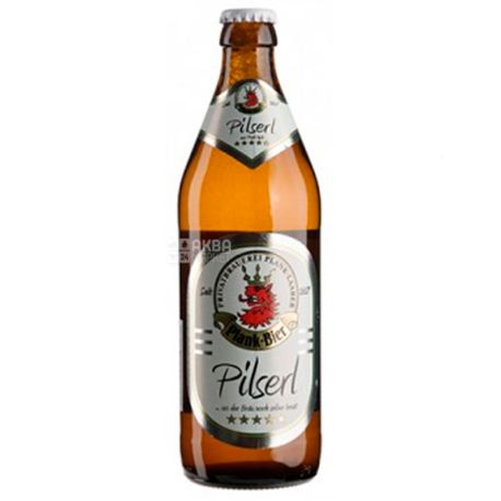 Plank Pilserl, filtered light beer, 0.5 l