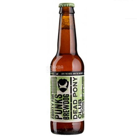 Brewdog Dead Pony, 0.33 л, Брюдог, Пиво светлое, крафтовое, стекло