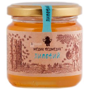 Медик-ведмедик, 250 г, Мед липовый, стекло