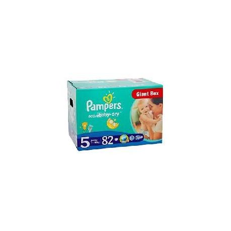 Pampers, 82 pcs., 11-18kg, diapers, Active Baby Junior 5, m / s