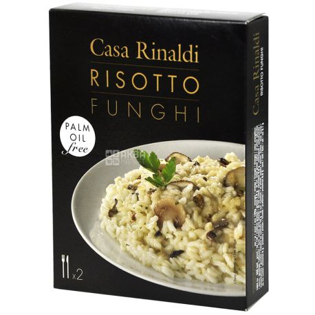 Casa Rinaldi Risotto Funghi, Ризотто с белыми грибами, 175 г