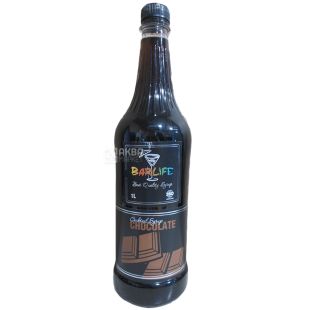  Barlife, Chocolate, 1 л, Сироп Барлайф, Шоколад, ПЕТ