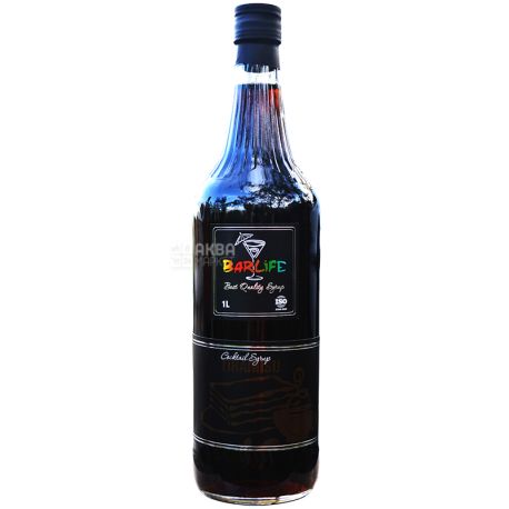 Barlife, Blackberry, 1 л, Сироп Барлайф, Ожина, ПЕТ