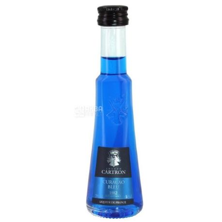 Joseph Cartron Curacao Bleu, fruit liqueur, 0.03 L